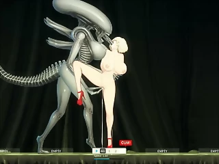 D Hardcore Space Staion Worker Fucked By Huge Black Monster - Haneen